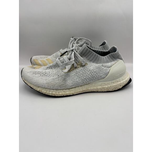 Adidas Ultraboost Uncaged White Prime knit Sneakers Men Size 8.5